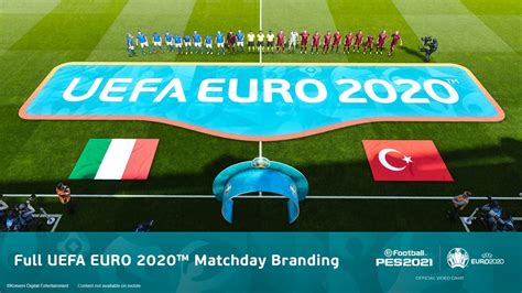 PES 2021 Data Pack 6 0 adiciona EURO 2020 e muito conteúdo