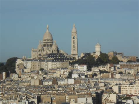 Free Images Paris Skyline Church Montmartre Hill Buildings City