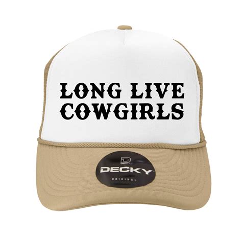 Long Live Cowgirls Trucker Hat Slide Job Ranch