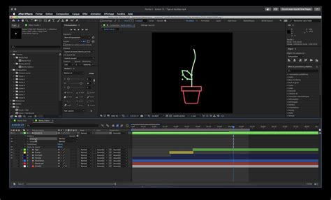 Tuto Animer Une Illustration Avec After Effects Plante En Pot Sur