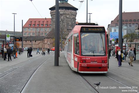 Adtranz Siemens Gt N N Sur La Ligne Vgn Nuremberg N Rnberg