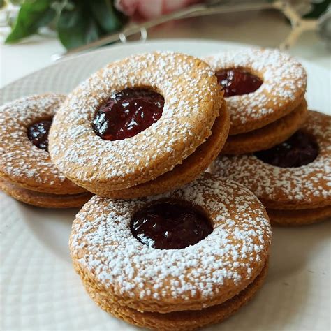 Biscotti Linzer Occhi Di Bue Dolce Ripieno Marmellata Cucinare Come