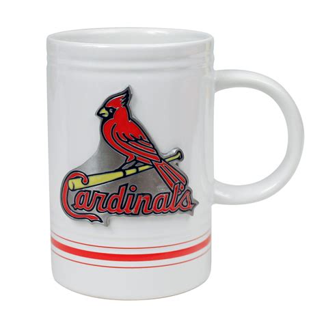 St Louis Cardinals Beer Stein Metal Logo