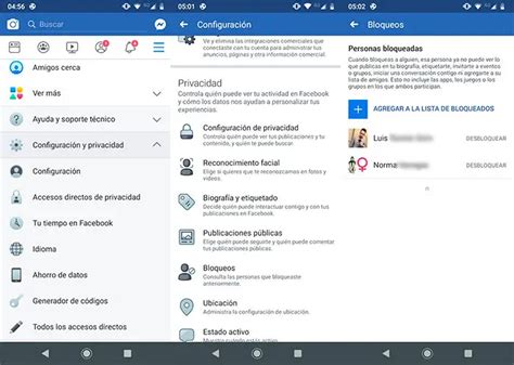 Cómo ver la lista de personas bloqueadas en Facebook Haras Dadinco