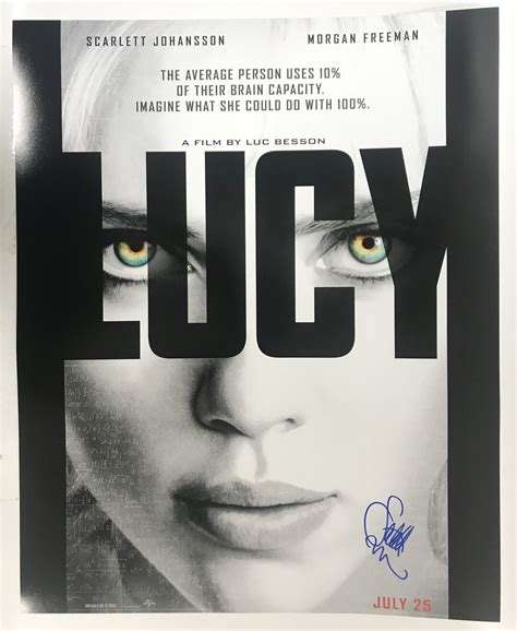 Scarlett Johansson Signed Autographed Lucy Glossy Etsy