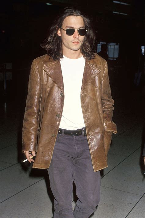 The Johnny Depp Look Book Johnny Depp Style 90s Man Fashion Johnny