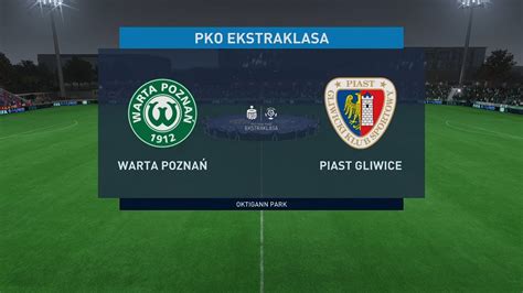 Fifa Ekstraklasa Warta Pozna Piast Gliwice Youtube