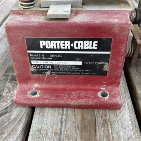 Porter Cable Omnijig Router Dovetail Jig Ebay