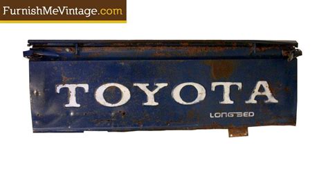 Vintage Toyota Pickup Truck Tailgate