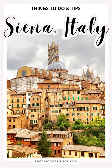 Siena Travel Guide Things To Do Tips The Discoveries Of