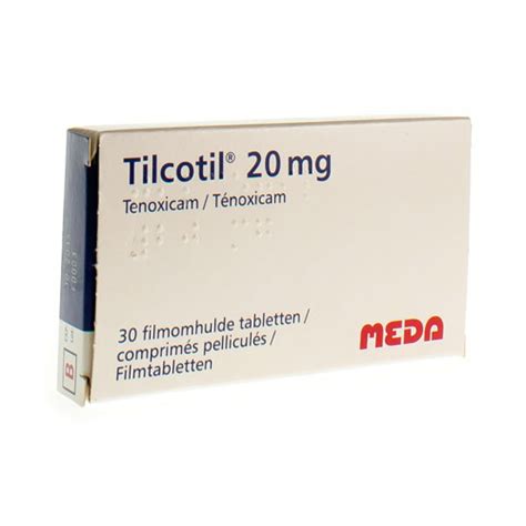 TILCOTIL COMP SEC 30 X 20 MG Apotheek Kestens