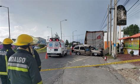 Fuerte Accidente Deja Un Muerto Y Un Herido En La Carretera Pachuca