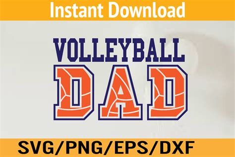 Volleyball 1 Volleyball Dad Graphic By Ariadnetms Creative Fabrica