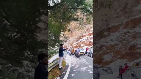 Snowfall In Dhanaulti Youtube