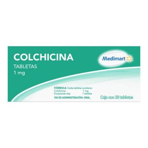 Colchicina Medimart Mg Tabletas Walmart