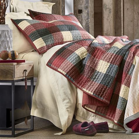 Ridge Plaid Quilt | Country Door