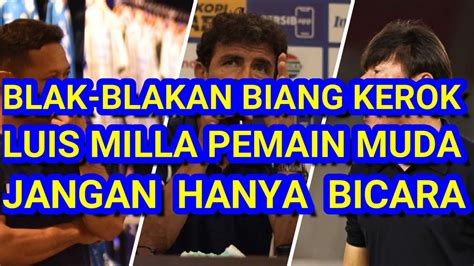 Blak Blakan Biang Kerok Lini Belakang Luis Milla Pemain Muda Jangan