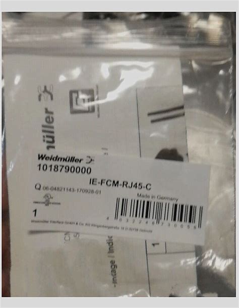 1 Pc New Ie Fcm Rj45 C 1018790000 Couplerb4402 Cl Ebay