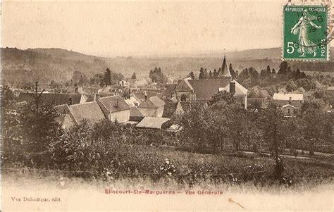 Elincourt Sainte Marguerite Vue générale Carte postale ancienne et