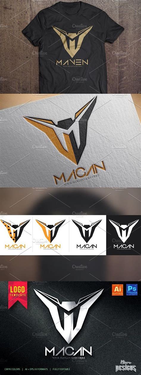 MACAN Logo Template | Logo design, Logo templates, ? logo