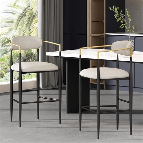 amazoncom life sky bar stools set   commercial grade upholstered