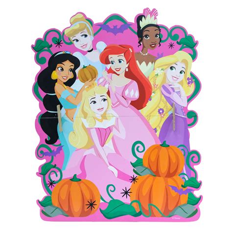 A Colorful Clipart Image Featuring A Group Of Beloved Disney Princesses