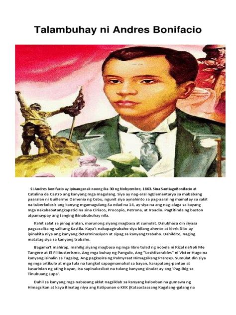 Talambuhay Ni Andres Bonifacio