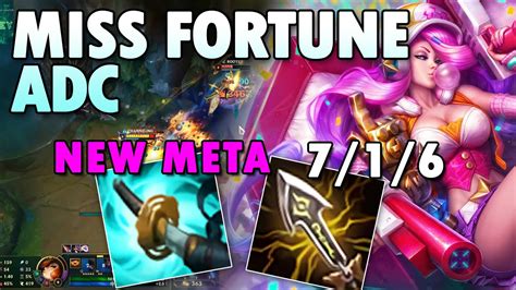 New Meta Miss Fortune Adc Season 10 League Of Legends Gameplay Lol