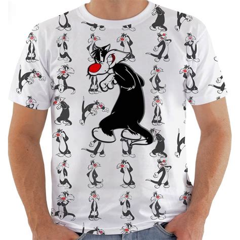 Camiseta Camisa Lc 7883 Frajola Looney Tunes Gato Blusa REF 04IJ