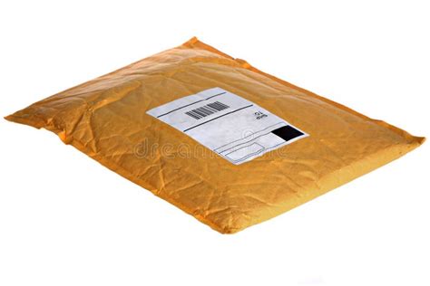 Dusty Yellow Mail Package Stock Photo Image Of Business 4510882