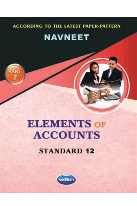 Class 12 Navneet Elements Of Accounts Part 2 2024 Edition Adv Lucky Book Store