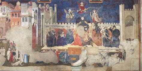 La fresque de Lorenzetti cette image politique du XIVᵉ siècle qui