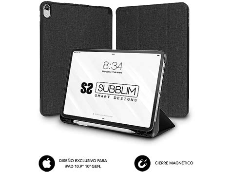 Funda Tablet Subblim Shock Case Para Ipad A Gen Black Ipad