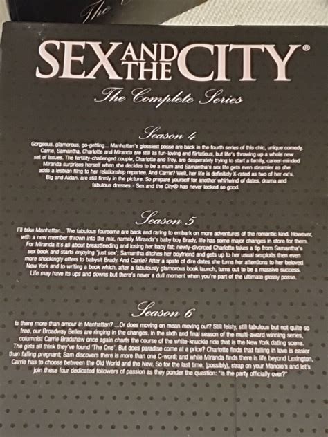 Sex And The City Complete DVD Box Set Season Series 1 6 NEW Unsealed