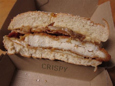 Review Mcdonalds Crispy Chicken Cbo Sandwich Brand Eating