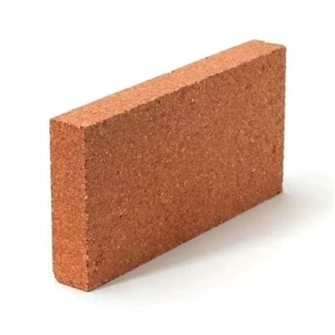 Brown X X Cm Impact Resistant Rectangular Solid Porosity Fireclay