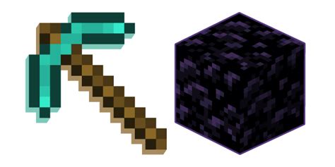 Diamond Pickaxe Minecraft Transparent