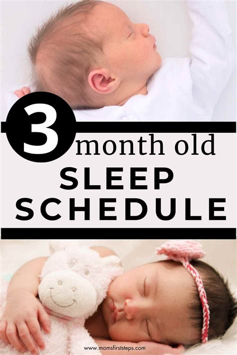 3 Month Old Sleep Schedule — Mom's First Steps