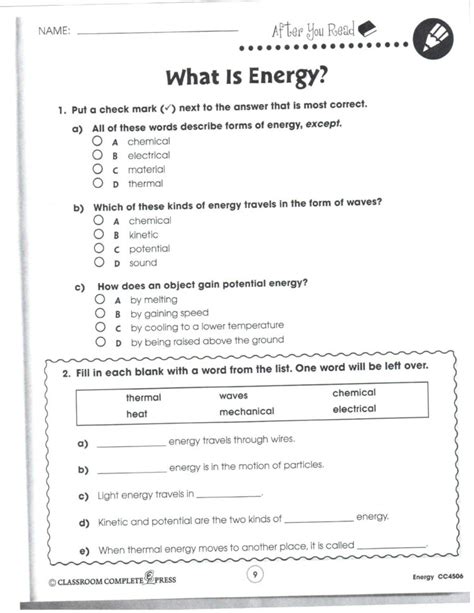 Bill Nye Genes Worksheet Printable Word Searches