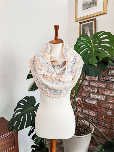 Knitting Pattern Shortbread Shawl Digital Knitting Pattern Crescent