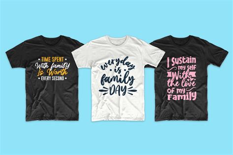 👫 50 Family T-shirt Design Bundles