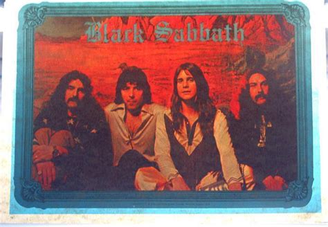 1976 Vtg Ozzy Osbourne Heavy Metal Black Sabbath Albu Gem