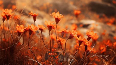 Volcano Wild Flowers Capturing The Beauty Of Fall In Shades Of Orange