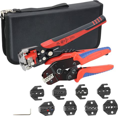 Buy Hks Ratcheting Crimping Tool Set Pcs With Wire Stripper