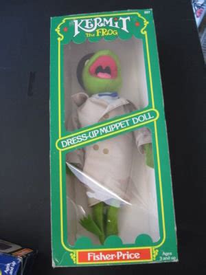 Kermit The Frog Dress Up Muppet Doll Fisher Price Nib