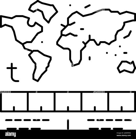 Global temperature map Black and White Stock Photos & Images - Alamy