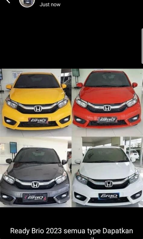 Brio E CVT Ready Semua Warna Mobil Motor Mobil Untuk Dijual Di