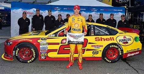 Joey Logano Net Worth and Car. Know His Wife, Baby, Measurements and ...