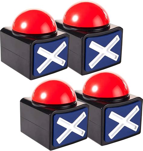 Game Answer Buzzer 4 Pack Game Buzzer Alarm Sound Play