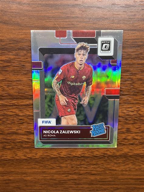 Donruss Soccer Nicola Zalewski Silver Holo Rated Rookie Optic